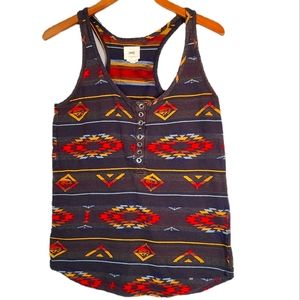 Obey Desert Night Woven Tank Top - M